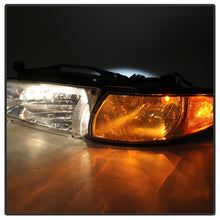 Load image into Gallery viewer, Xtune Crystal Headlights Pontiac Grand Prix (97-03) Black or Chrome w/ Amber Turn Signal Light - Black Alternate Image