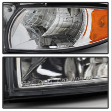 Load image into Gallery viewer, Xtune Crystal Headlights Pontiac Grand Prix (97-03) Black or Chrome w/ Amber Turn Signal Light - Black Alternate Image