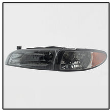 Load image into Gallery viewer, Xtune Crystal Headlights Pontiac Grand Prix (97-03) Black or Chrome w/ Amber Turn Signal Light - Black Alternate Image
