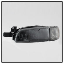 Load image into Gallery viewer, Xtune Crystal Headlights Pontiac Grand Prix (97-03) Black or Chrome w/ Amber Turn Signal Light - Black Alternate Image