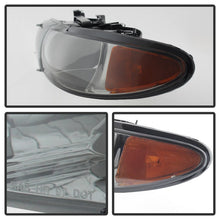 Load image into Gallery viewer, Xtune Crystal Headlights Pontiac Grand Prix (97-03) Black or Chrome w/ Amber Turn Signal Light Alternate Image