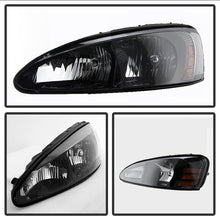 Load image into Gallery viewer, Xtune Crystal Headlights Pontiac Grand Prix (04-08) [OEM Style] Black or Chrome w/ Amber Turn Signal Lights - Black Alternate Image