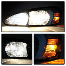 Load image into Gallery viewer, Xtune Crystal Headlights Pontiac Grand Prix (04-08) [OEM Style] Black or Chrome w/ Amber Turn Signal Lights - Black Alternate Image