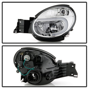 Xtune Headlights Subaru Impreza (03-04) [Light Tube DRL] Black or Chrome w/ Amber Turn Signal Lights