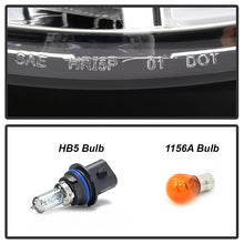 Load image into Gallery viewer, Xtune Headlights Subaru Outback Sport (03-04) [Light Tube DRL] Black or Chrome w/ Amber Turn Signal Lights - Black Alternate Image