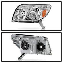 Load image into Gallery viewer, Xtune Crystal Headlights Toyota 4Runner (03-05) Black / Chrome / Smoke w/ Amber Turn Signal Lights Alternate Image