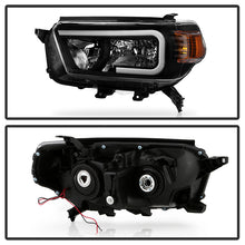 Load image into Gallery viewer, Xtune Headlights Toyota 4Runner (10-13) [OEM Style w/ LED Light Bar] Black or Chrome w/ Amber Turn Signal Lights Alternate Image