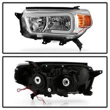 Load image into Gallery viewer, Xtune Headlights Toyota 4Runner (10-13) [OEM Style w/ LED Light Bar] Black or Chrome w/ Amber Turn Signal Lights Alternate Image