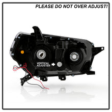 Load image into Gallery viewer, Xtune Headlights Toyota 4Runner (10-13) [OEM Style w/ LED Light Bar] Black or Chrome w/ Amber Turn Signal Lights Alternate Image