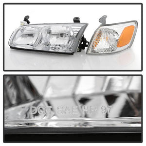 Xtune Headlights Toyota Camry (2000-2001) [OEM Style / Chrome] w/ or w/o Corner Lights