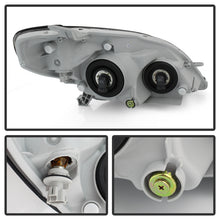 Load image into Gallery viewer, Xtune Crystal Headlights Toyota Matrix (2003-2008) [Halogen Model] Black or Chrome with Amber Turn Signal Light Alternate Image