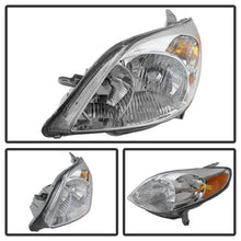 Load image into Gallery viewer, Xtune Crystal Headlights Toyota Matrix (2003-2008) [Halogen Model] Black or Chrome with Amber Turn Signal Light Alternate Image