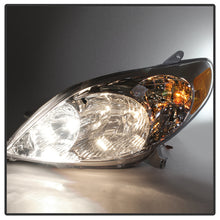 Load image into Gallery viewer, Xtune Crystal Headlights Toyota Matrix (2003-2008) [Halogen Model] Black or Chrome with Amber Turn Signal Light Alternate Image