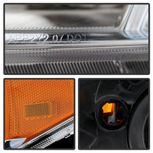 Load image into Gallery viewer, Xtune Headlights Toyota Prius (10-11) [OEM Style] Black or Chrome w/ Amber Turn Signal Light - Chrome Alternate Image