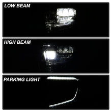 Load image into Gallery viewer, Xtune Full LED Headlights Toyota Tundra Limited / Platinum / 1794 Edition (14-17) Black w/ Amber Turn Signal Light Alternate Image