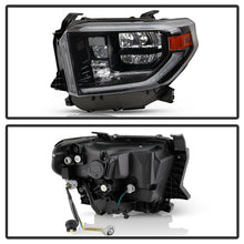 Load image into Gallery viewer, Xtune Full LED Headlights Toyota Tundra Limited / Platinum / 1794 Edition (14-17) Black w/ Amber Turn Signal Light Alternate Image