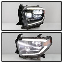 Load image into Gallery viewer, Xtune Full LED Headlights Toyota Tundra SR/ SR5/ TRD Pro (14-17) Black w/ Amber Turn Signal Light - Default Title Alternate Image