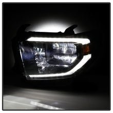 Load image into Gallery viewer, Xtune Full LED Headlights Toyota Tundra SR/ SR5/ TRD Pro (14-17) Black w/ Amber Turn Signal Light - Default Title Alternate Image