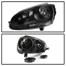 Load image into Gallery viewer, Xtune Headlights VW Golf (06-09) [OEM Style] Black w/ Amber Turn Signal Light - Default Title Alternate Image
