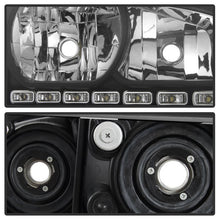 Load image into Gallery viewer, Xtune Crystal Headlights Dodge Charger (06-10) [w/ LED DRL Lights] Black / Chrome / Smoke w/ Amber Turn Signal Light - Black Alternate Image