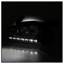 Load image into Gallery viewer, Xtune Crystal Headlights Dodge Charger (06-10) [w/ LED DRL Lights] Black / Chrome / Smoke w/ Amber Turn Signal Light - Black Alternate Image