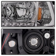 Load image into Gallery viewer, Xtune Crystal Headlights Dodge Charger (06-10) [w/ LED DRL Lights] Black / Chrome / Smoke w/ Amber Turn Signal Light - Black Alternate Image
