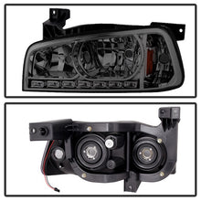 Load image into Gallery viewer, Xtune Crystal Headlights Dodge Charger (06-10) [w/ LED DRL Lights] Black / Chrome / Smoke w/ Amber Turn Signal Light - Black Alternate Image