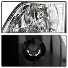 Load image into Gallery viewer, Xtune Crystal Headlights Ford Expedition (97-02) [w/ Clear LED DRL &amp; Corners] Black / Chrome / Smoke Alternate Image