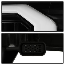 Load image into Gallery viewer, Xtune Projector Headlights Chevy Silverado (07-13) [w/ LED DRL Signal Lights] Black or Black Smoked w/ Amber Turn Signal Light - Black Alternate Image
