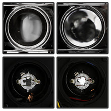 Load image into Gallery viewer, Xtune Projector Headlights Chevy Silverado (07-13) [w/ LED DRL Signal Lights] Black or Black Smoked w/ Amber Turn Signal Light - Black Alternate Image