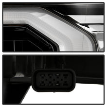 Load image into Gallery viewer, Xtune Projector Headlights Chevy Silverado (07-13) [w/ LED DRL Signal Lights] Black or Black Smoked w/ Amber Turn Signal Light - Black Alternate Image