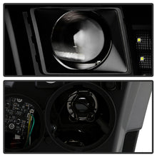 Load image into Gallery viewer, Xtune Projector Headlights Dodge Ram (09-18) [w/ LED DRL] Black or Chrome w/ Amber Turn Signal Light - Black Alternate Image