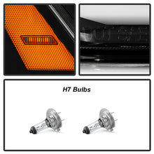 Load image into Gallery viewer, Xtune Projector Headlights Dodge Ram (09-18) [w/ LED DRL] Black or Chrome w/ Amber Turn Signal Light - Black Alternate Image