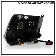 Load image into Gallery viewer, Xtune Projector Headlights Dodge Ram (09-18) [w/ LED DRL] Black or Chrome w/ Amber Turn Signal Light - Black Alternate Image