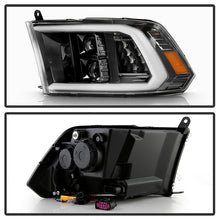 Load image into Gallery viewer, Xtune Projector Headlights Dodge Ram (09-18) [w/ LED DRL] Black or Chrome w/ Amber Turn Signal Light - Black Alternate Image