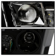 Load image into Gallery viewer, Xtune Projector Headlights Dodge Ram (09-18) [w/ LED DRL] Black or Chrome w/ Amber Turn Signal Light - Black Alternate Image