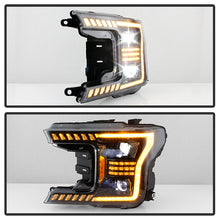 Load image into Gallery viewer, Xtune Projector Headlights Ford F150 (18-20) Full LED with Sequential LED Signal and Amber or White DRL - Amber Alternate Image