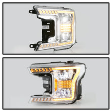 Load image into Gallery viewer, Xtune Projector Headlights Ford F150 (18-20) Full LED with Sequential LED Signal and Amber or White DRL - Amber Alternate Image