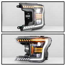 Load image into Gallery viewer, Xtune Projector Headlights Ford F150 (18-20) Full LED with Sequential LED Signal and Amber or White DRL - Amber Alternate Image