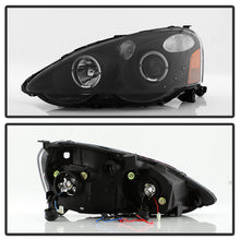 Load image into Gallery viewer, Xtune Projector Headlights Acura RSX (2002-2004) [Halo DRL] Black Housing - Default Title Alternate Image