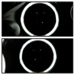 Xtune Projector Headlights Acura RSX (05-06) [w/ CCFL Halo DRL] Black w/ Amber Turn Signal Lights