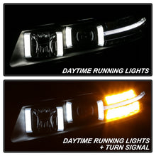Load image into Gallery viewer, Xtune Projector Headlights Acura TL w/ OEM HID (04-08) Light Tube DRL in Black or Chrome w/ Amber Turn Signal Lights - Black Alternate Image