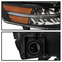 Load image into Gallery viewer, Xtune Projector Headlights Acura TL w/ OEM HID (04-08) Light Tube DRL in Black or Chrome w/ Amber Turn Signal Lights - Black Alternate Image