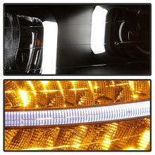 Load image into Gallery viewer, Xtune Projector Headlights Acura TL w/ OEM HID (04-08) Light Tube DRL in Black or Chrome w/ Amber Turn Signal Lights - Black Alternate Image