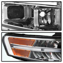 Load image into Gallery viewer, Xtune Projector Headlights Acura TL w/ OEM HID (04-08) Light Tube DRL in Black or Chrome w/ Amber Turn Signal Lights - Black Alternate Image