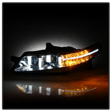 Load image into Gallery viewer, Xtune Projector Headlights Acura TL w/ OEM HID (04-08) Light Tube DRL in Black or Chrome w/ Amber Turn Signal Lights - Black Alternate Image