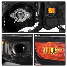 Load image into Gallery viewer, Xtune Projector Headlights Acura TSX (04-08) [w/ Light Tube DRL] Black / Black Smoked / Chrome w/ Amber Turn Signal Lights Alternate Image