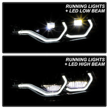 Load image into Gallery viewer, Xtune Projector Headlights BMW 320i 328i 330i 335i 340i F30 (12-19) [w/LED DRL] Black / Black Smoke w/ Amber Turn Signal Lights Alternate Image