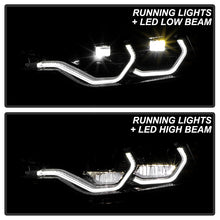 Load image into Gallery viewer, Xtune Projector Headlights BMW 320i 328i 330i 335i 340i F30 (12-19) [w/LED DRL] Black / Black Smoke w/ Amber Turn Signal Lights Alternate Image