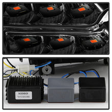 Load image into Gallery viewer, Xtune Projector Headlights BMW 320i 328i 330i 335i 340i F30 (12-19) [w/LED DRL] Black / Black Smoke w/ Amber Turn Signal Lights Alternate Image